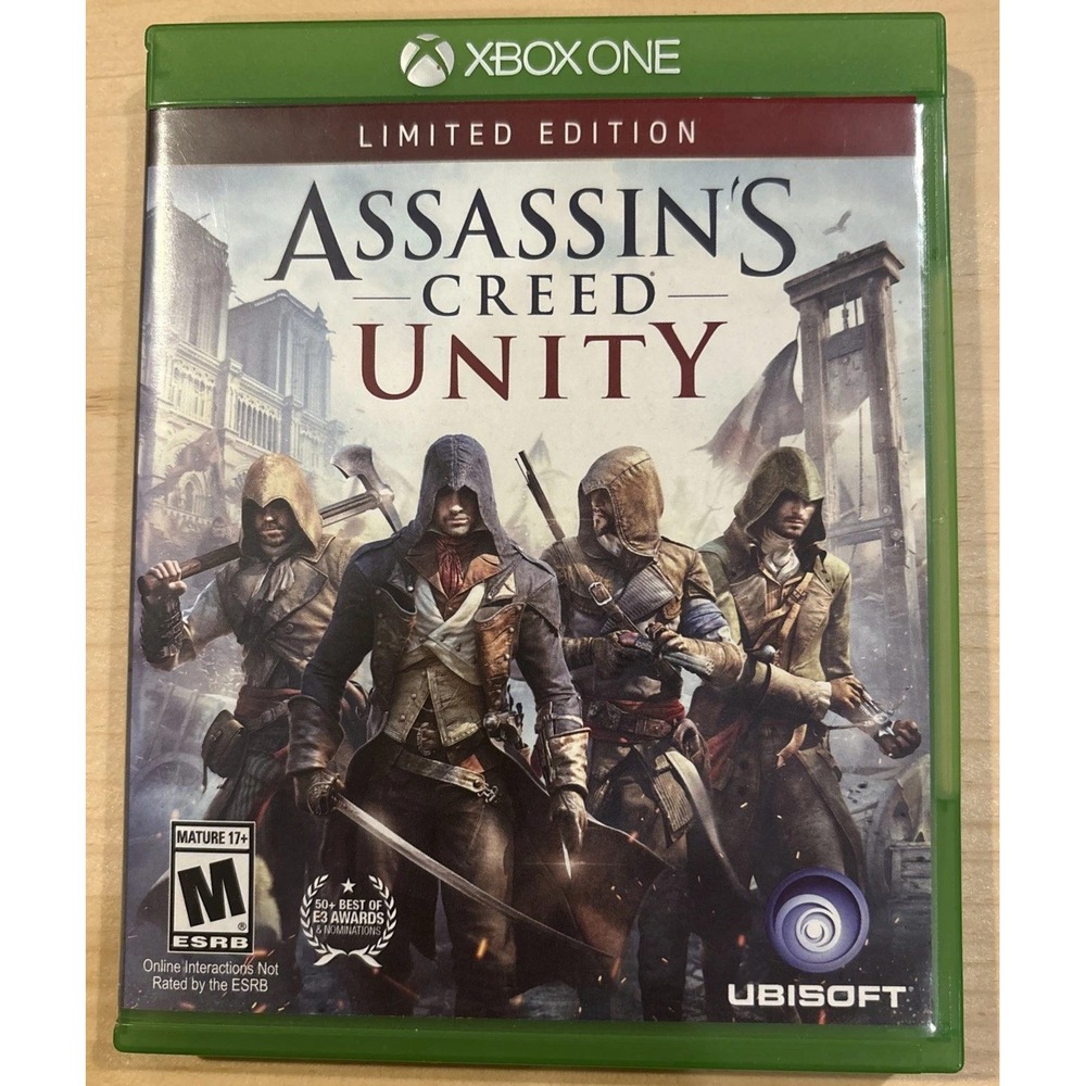 Assassins Creed Unity Limited Edition Xbox One Game Ubisoft Action Adventure M
